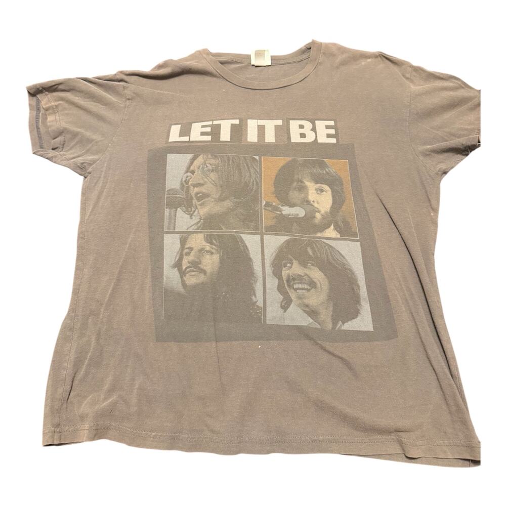 The Beatles Let It Be TShirt Men Large Apple Corps Licensed